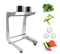 Coupe-légumes manuel en acier inoxydable pour carottes, concombres, vitesse 10 tranches/minute avec lames réglables, idéal pour la préparation de sushis, salades et repas