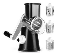 Coupe-Légumes Manuel - Multifonction - 3 Lames en Acier Inoxydable - Design Contemporain - Sans BPA