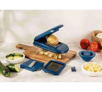 Coupe-légumes - Mastrad - F21413 - Multifonction - 3 grilles interchangeables - Réservoir de conservation