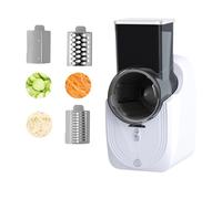 Coupe-légumes Multifonction 3 en 1, Râpe à Fromage Électrique de Cuisine Domestique, Trancheur de Légumes avec 3 Types de Tranches