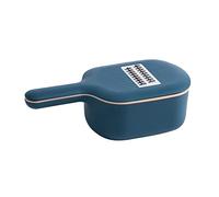 Coupe-légumes multifonctionnel 4 en 1 Trancheuse de cuisine avec bac drainage Râpe à pommes terre ménagère radis Outil portable ABS Acier inoxydable Sûr Pratique Poignée antidérapante Protecteur main