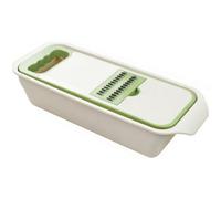 Coupe-légumes Multifonctionnel avec Protège-main, Râpe À Oignons et À Pommes de Terre, Planche À Découper avec Bac de Vidange(Small)