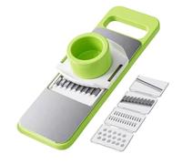 Coupe-légumes multifonctionnel, coupe-légumes trancheuse - Coupe-carottes pour fruits et légumes - Râpe à fromage hachoir à légumes, trancheuse alimentaire polyvalente 5 en 1 pour fromage aux fruits v