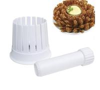 Coupe-légumes pour fleurs d'oignons, coupe-oignons, coupe-légumes pour oignons, outils de découpe de cuisine, porte-oignons, trancheuse réutilisable pour fr