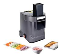 Coupe-légumes professionnel - Hachoir multifonction avec ventilateur intégré pour trancher et couper en dés efficacement les fruits et légumes