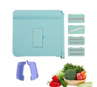 Coupe-légumes réglable, coupe-pommes de terre, coupe-fruits et oignons en acier inoxydable réglable | Choppers & Mincers avec protecteur manuel pour la maison de la cuisine
