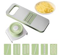 Coupe-légumes - Trancheuse pour pommes de terre et radis domestiques avec coupe-ail - Appareil de cuisine amélioré pour une préparation sans effort des aliments