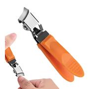 Coupe-lignes inclinées pour ongles obliques - Ciseaux de manucure à ouverture large de la mâchoire - Coupe-ongles obliques anti-éclats - Soins des ongles -