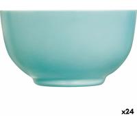 Coupe Luminarc Diwali turquoise verre (14,5 cm) (24 pièces)