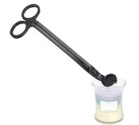Coupe-mèche de bougie - Éteignoir à bougie en acier inoxydable poli avec fonction contrôlable, coupe-bougie de précision et ciseaux à mèche, idéal pour maintenir une combustion propre et le verbe