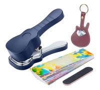 Coupe-médiators de guitare, pichet et kit d'outils d'art génial, kit de poinçon pour médiators de guitare, amateurs de musique et amis pour hommes, , jeunes, anniversaire, basse