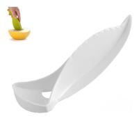 Coupe-melon 2 en 1 sans effort pour trancher et melon 2 en 1, adapté pour la cuisine et le rangement, conçu pour une utilisation durable avec une bonne durabilité et un fonctionnement constant (blanc)