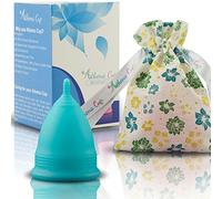 Coupe Menstruelle Athena - Garantie Sans Fuites Ou Démangeaisons - Silicone Très Douce Et à Peine Perceptible - Taille 1, Bleu Mat
