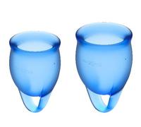 Satisfyer Feel Confident Menstrual Cup Coupe menstruelle Dark blue