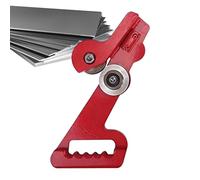 Coupe-métaux - Coupe-toiture manuel robuste à double roue pour travaux lourds | Ciseaux réglables pour couper la tôle | Convient pour aluminium, acier, tôle de chauffage, conduits de ventilation et