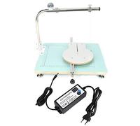 Coupe-mousse, Machine portative de coupeur de mousse de fil chaud Machine de découpe de mousse de table en acier inoxydable pour mousse, coton perlé, ruban, planche KT(Prise UE 100-240 V)