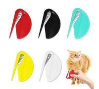 Coupe Noeud Chat Poil,5 pièces, Coupe-papier D'emballage,Coupe papier Coulissant,Coupe Bourre Chat pour Chats et Chiens,Peigne Noeud pour Animaux,Peigne D'épilation pour Chiens et Chats