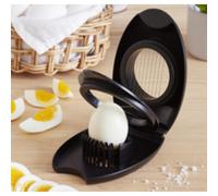 Coupe-oeuf combiné 2-en-1, noir