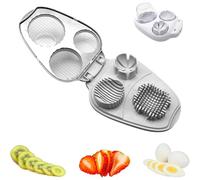 Coupe Oeuf,Coupe Oeufs Durs,Coupe Oeuf à La Coque,Vainqueur Du Test,Fabriqué En Acier Inoxydable 304,Coupe-œUfs Professionnel,Coupe-Fraise,Coupe-œUfs Pour œUfs,Champignons,Fraises,Fruits Rouges 1PCS