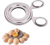 Coupe-oeuf en Acier Inoxydable,Coupe Oeuf,Ouvre-oeuf à la Coque,Oeufs Coupe Coque,Ciseaux À Oeufs Décapant La Coquille,Oeufs Coupe-Oeufs pour Accessoire de Cuisine
