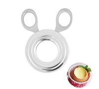 Coupe-Oeuf en Acier Inoxydable,Coupe-Œuf Coque Argent,Ouvre-oeuf à la Coque,Décapant pour Oeufs Coupe-oeufs,Ciseaux à Oeufs Décapant la Coquille,pour Couper Les Oeufs, Les Bananes et Les Fraises