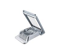 FMprofessional – Coupe‑œufs 22290 pour œufs durs – Acier inoxydable – 13 x 8,4 x 2 cm