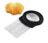 Coupe-Oignon - Avec Déchiqueteur à Fourchettes Multiples et Outil de Découpe - Accessoire de Cuisine pour Trancher Légumes et Fruits | pour Intérieur Extérieur Maison Restaurant Camping Légumes Fruits