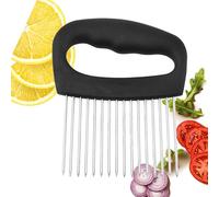 Coupe-Oignon | Découpe-Légumes Manuel Tranche-Oignon,Attendrisseur À Viande Manuel En Acier Inoxydable Accessoires De Cuisine Pour Couper Et Trancher Légumes Fruits Et