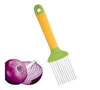 Coupe-Oignon en Acier Inoxydable | avec Poignée de Sécurité Acier Inoxydable Multifonctionnel,Coupeur Manuel pour Oignons et Tomates - Pour Pomme De Terre Tomate Avocat Œuf Viande