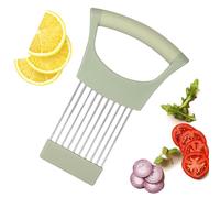 Coupe-oignon pour trancher, support de tranche d'oignon | Support de coupe-trancheuses à fruits pour la cuisine | Outil d'assistant de trancheuse de nourriture multifonctionnel pour l'oignon, la viand