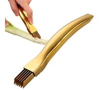 Coupe-oignon vert de cuisine | Poignée ergonomique Ustensile de cuisine - Pour hacher finement dans la cuisine - Pour pique-nique Dortoir Camping Catering Truck