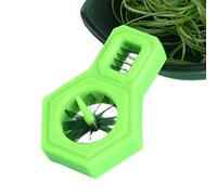 Coupe-oignon vert - Préparation rapide des repas, trancheuse manuelle en acier inoxydable | Gadget de cuisine multifonctionnel pour hacher les herbes, l'ail, le persil et les légumes