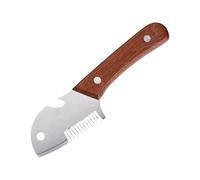 Coupe-oignons de printemps | Ustensile de cuisine en acier inoxydable avec poignée en bois, décapsuleur et hachoir à légumes équipé de dents de peigne | Pour la cuisine, la maison, la préparation des