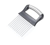 Coupe-oignons en acier inoxydable - Support pour assistant alimentaire, coupe-fruits de cuisine, hachoir polyvalent, ustensile de coupe durable | Ustensile de cuisine pour tomates, pommes de terre