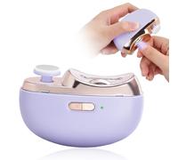 Coupe Ongle Electrique, 2025 Nouveau Coupe-ongles automatique avec lumière LED, 3 en 1 Coupe Ongles Electrique Faible bruit, Coupe-ongles électrique pour Bébés, Adultes, Personnes Âgées (Violet)