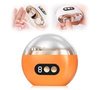 Coupe Ongle Electrique, 2026 New Coupe-ongles électrique Multifonctionnel Fil avec Lumière LED, Soin des Ongles Indolore à Domicile (jaune)
