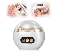 Coupe Ongle Electrique, 2026 New Coupe-ongles électrique Multifonctionnel Fil avec Lumière LED, Soin des Ongles Indolore à Domicile (blanc)