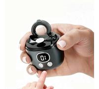 Coupe Ongle Électrique 4-en-1 2026 - Automatique avec Polissage, Loupe Intégrée et Lumière LED, Rechargeable USB, Soin des Ongles Facile pour Seniors, Enfants et Adultes
