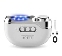 Coupe ongle electrique 4 en 1 amélioré, coupe-ongles électrique à 3 vitesses, rechargeable avec lumière LED et rangement pour coupe-ongles, convient aux bébés, aux personnes âgées et aux adultes