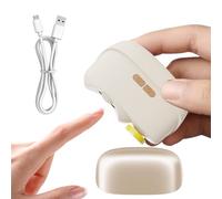 Coupe Ongle Electrique - Avec Lampe LED De Polissage Et Rangement Pour Coupe-ongles, Deux Vitesses De Charge Pour Soin Et Polissage Ongles Mains Et Pieds Bébé Seniors Hommes