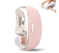 Coupe Ongle Électrique avec Lumière LED et Polisseur, Coupe-ongles intelligent facile à utiliser pour les personnes âgées, 2-en-1 Autonome Portable, 2 Vitesses, Rechargeable (Rose)