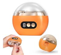Coupe Ongle Électrique Avec Polissage Pour Ongles Des Mains Des Seniors Et Adultes, Taille-Ongles Automatique Rechargeable À 3 Vitesses, Sûr Et Pratique,Orange