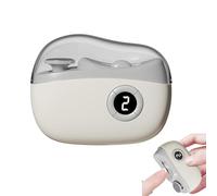 Coupe Ongle Electrique, Coupe-ongles Automatique avec lumière LED, Lime à Ongles Electrique Portable vec 3 Vitesses, Pour Bébés Adultes Personnes Âgées