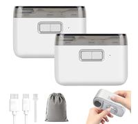 Coupe Ongle Electrique, Coupe-ongles et Polisseur Électrique 2-en-1, Automatique avec Lumière LED et Compartiment de Récupération des Résidus, Rechargeable, Fonctionnement Silencieux (2 articles)
