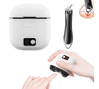 Coupe Ongle Electrique,Ensemble de Coupe-ongles Amélioré 2025 Comprenant un Coupe-Ongles Automatique 2 en 1 pour Couper,Coupe-Ongles Incliné,Idéal pour Tous Vos Besoins de Soins Des Ongles