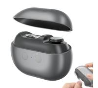 Coupe Ongle Électrique pour Pied - 3-en-1 Rechargeable USB avec Polisseur et Étui de Rangement, pour Soins des Personnes Âgées et À Aux Enfants (Gris)