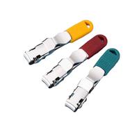 Coupe Ongle Homme Pince Ongle Coupe Ongles Professionnel Poignée Antidérapante Le Bord Décalé Est D'environ 0,01 Mm (63x10mm,red flat mouth)