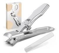 Coupe Ongle Pour Ongles épais, Professionnel Coupe Ongle Set Avec Ouverture de Mâchoire Large en Acier Inoxydable et Pince Coupe Ongle Pied,Kit Manucure Pedicure Pour Hommes Femme Avec Lime à Ongles