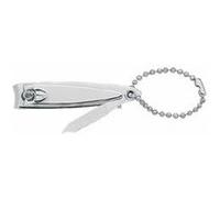 Coupe ongles 6 cm, avec petite lime et chainette, acier inox YES BY ERBE