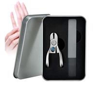 Coupe-ongles à grande ouverture - Mini coupe-ongles en acier inoxydable, anti-éclaboussures, outil de manucure et pédicure | Ongles larges robustes pour ongles épais, hommes, femmes, personnes âgées